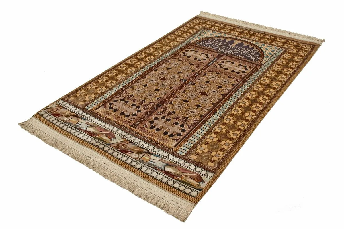 Perser Esfahan — handgeknüpfter Wolle-Teppich aus Esfahan, Halbantik. — Ansicht 2