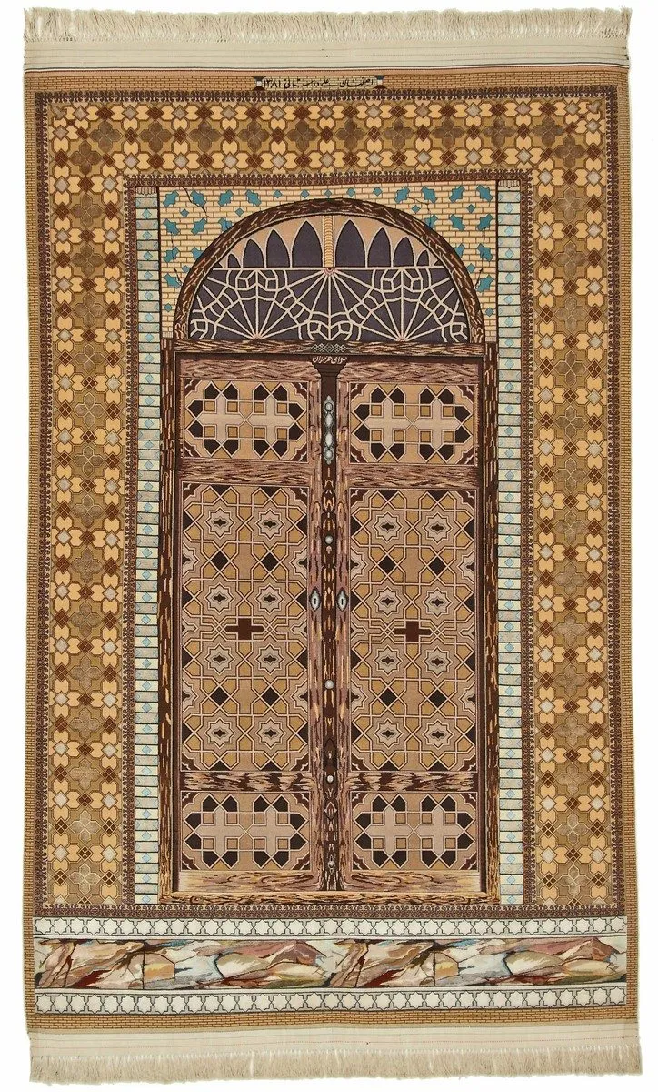 Perser Esfahan — handgeknüpfter Wolle-Teppich aus Esfahan, Halbantik.